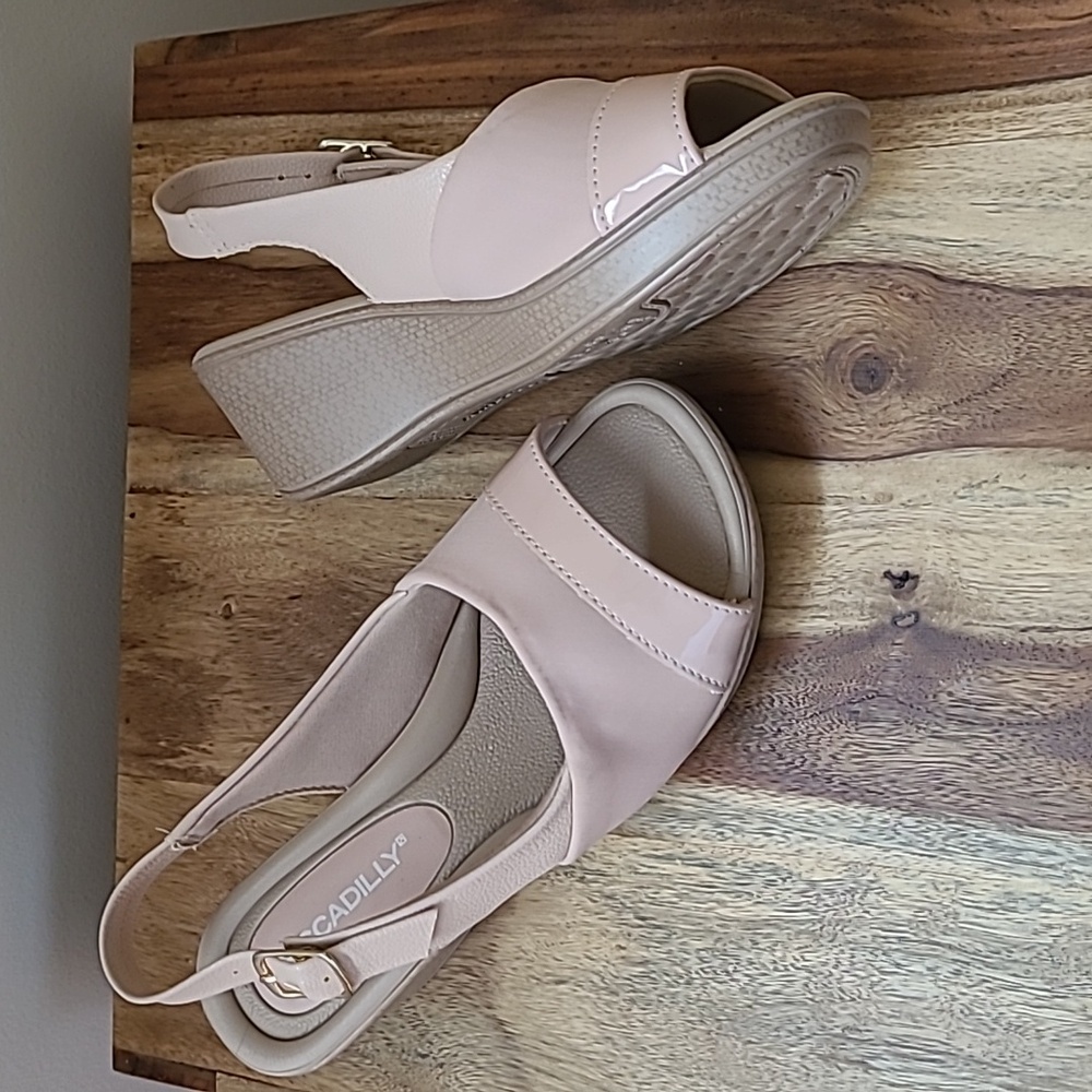 Piccadilly Blush Slingback Sandals